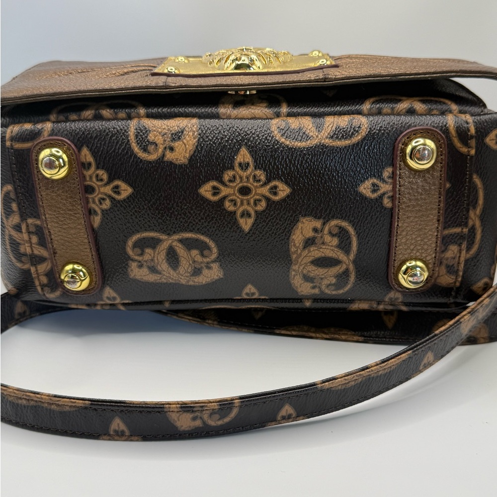 SharifSharif Rare Brown Metallic Jaguar Crossbody LIKE NEW - Picture 12 of 16
